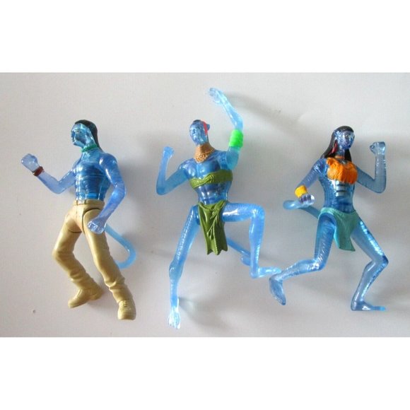 James Cameron's Avatar 2009 Fox Film 5" Action Figures Toy Lot of 3 - McDonald's - Picture 1 of 14